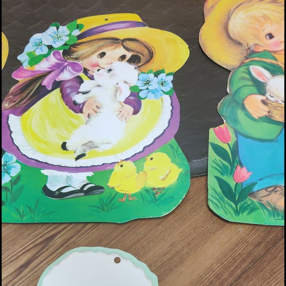 1970s eureka vintage Easter window cutouts - Picture 8 of 8